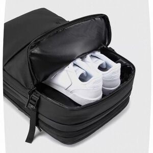 Sleek Black Travel Backpack